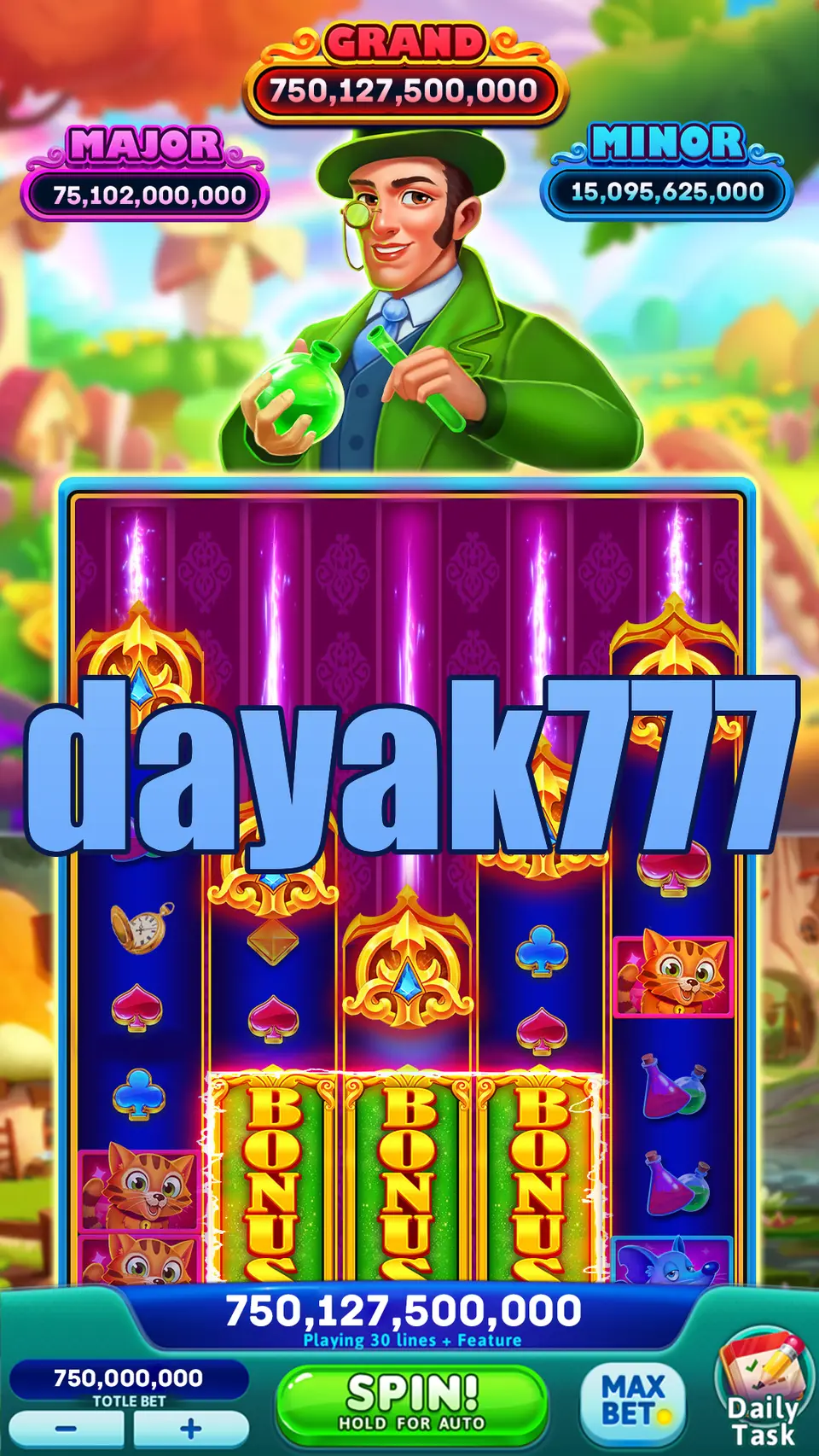 dayak777 Tangkapan Layar Resmi APK
